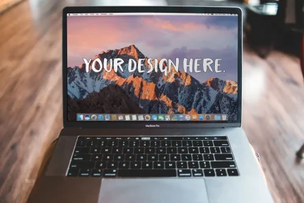 Macbook Pro Laptop Mockup