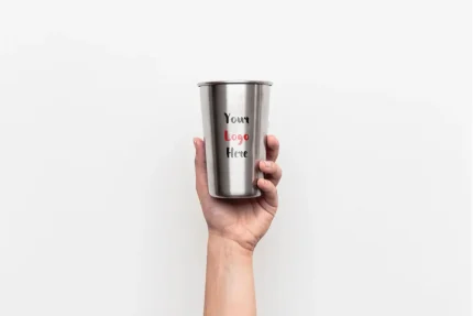 Steel Tumbler Mockup